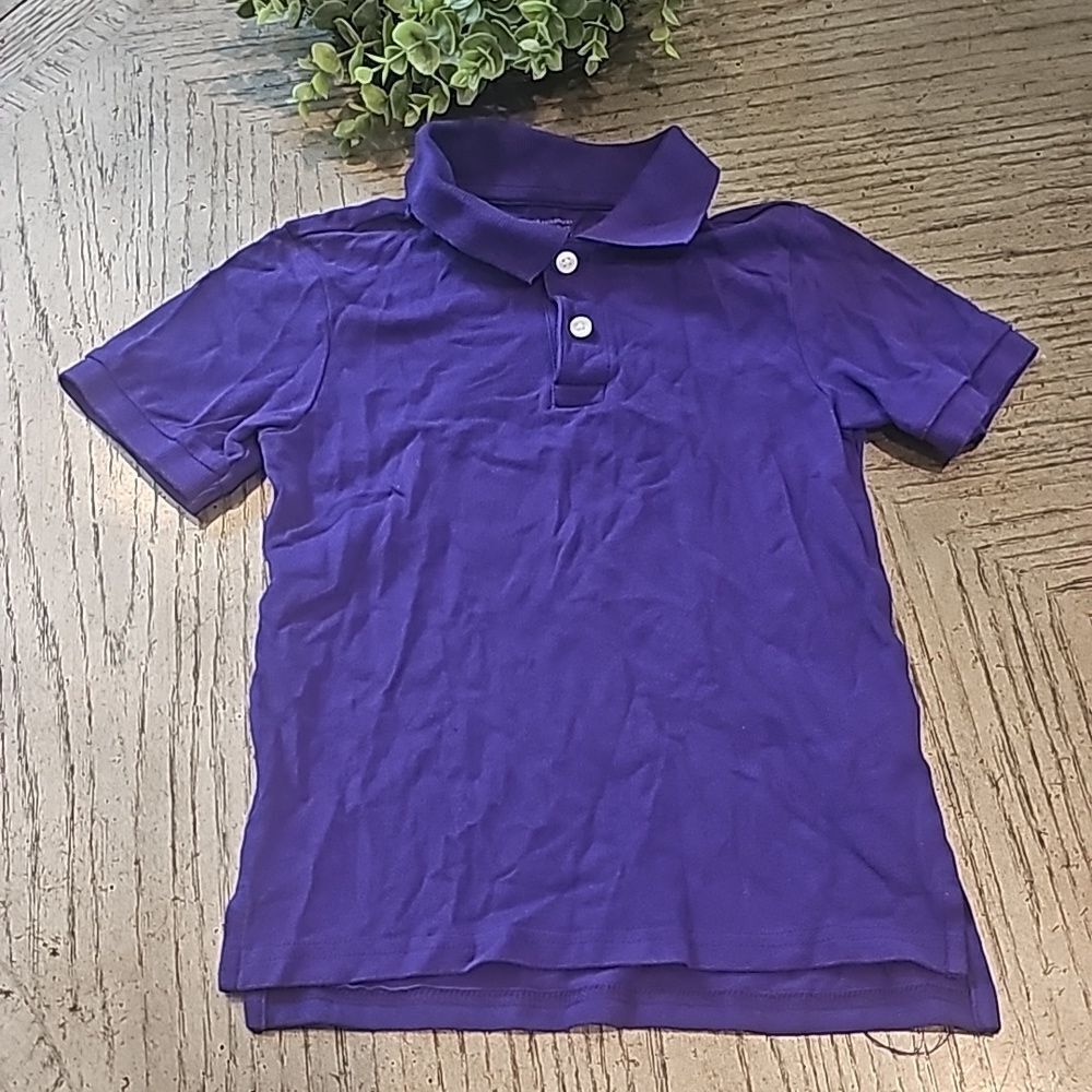 Boys purple polo size 6